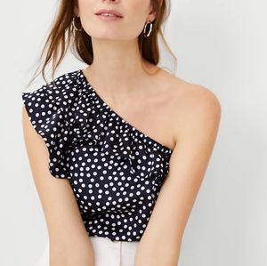 ❤Ann taylor one shoulder blouse❤